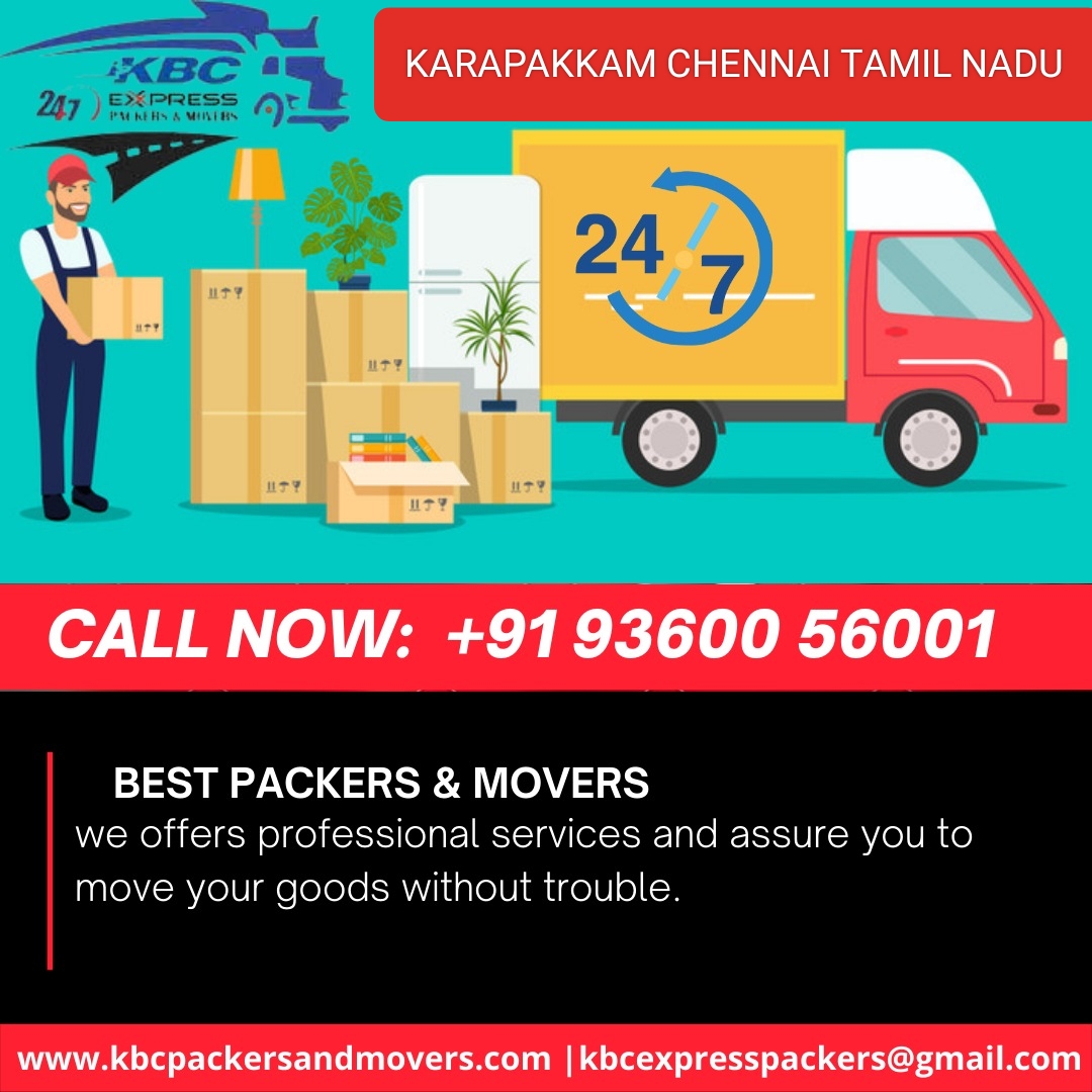 Packers and Movers Karapakkam 9360056001 - Chennai Tamil Nadu | KBC Home Shifting Price, Bike Transport, Agarwal Packing Moving Company, Gati Safe Express, Luggage Parcel